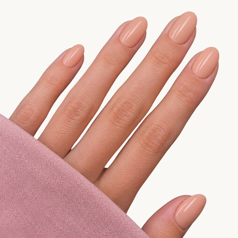 HANEIA peach terracotta nude UV gel nail strips