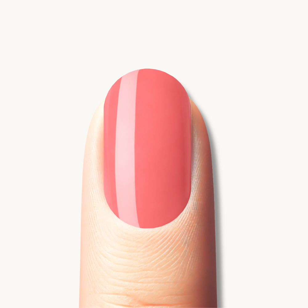 SALOME coral salmon-pink UV gel nail strips
