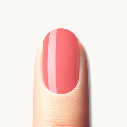 SALOME coral salmon-pink UV gel nail strips