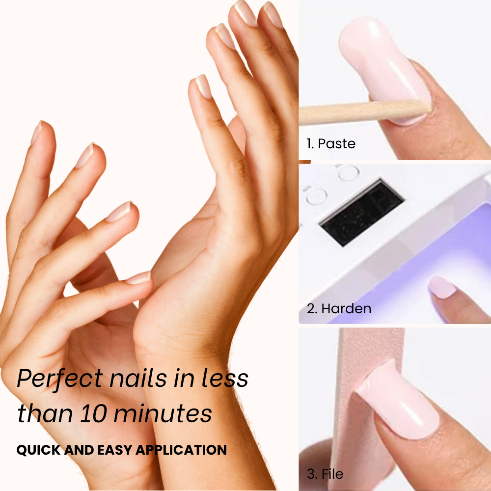 PACK OF 6 GLAAM NAILS