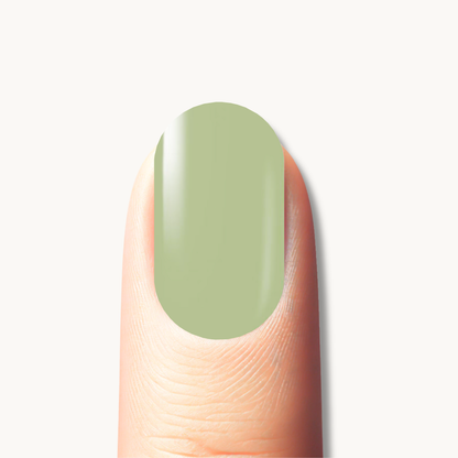 MAYA matcha green glossy UV gel nail strips