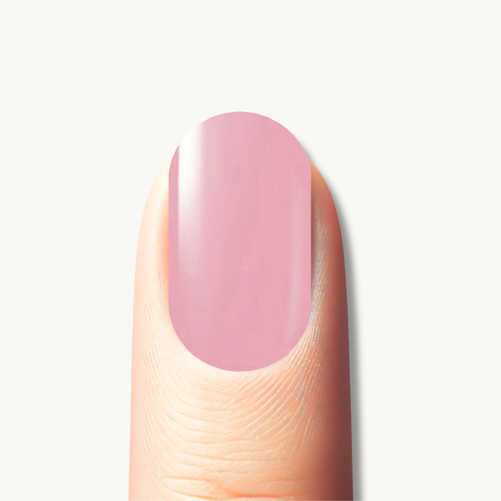 NOA classic glossy pink UV gel nail strips