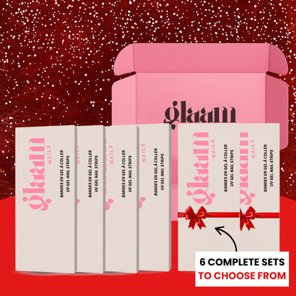 PACK OF 6 GLAAM NAILS