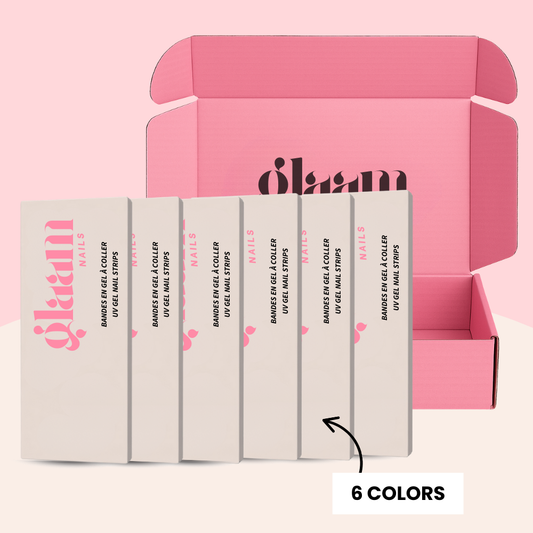 PACK OF 6 GLAAM NAILS