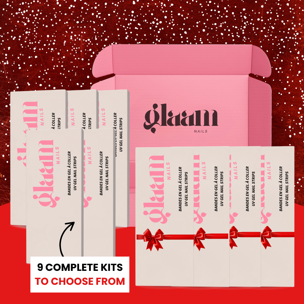 PACK OF 9 GLAAM NAILS