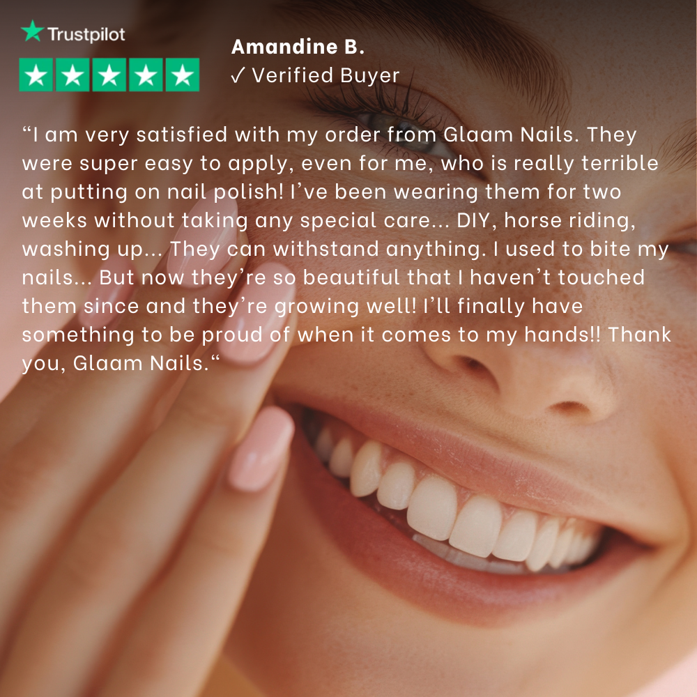 PACK OF 6 GLAAM NAILS