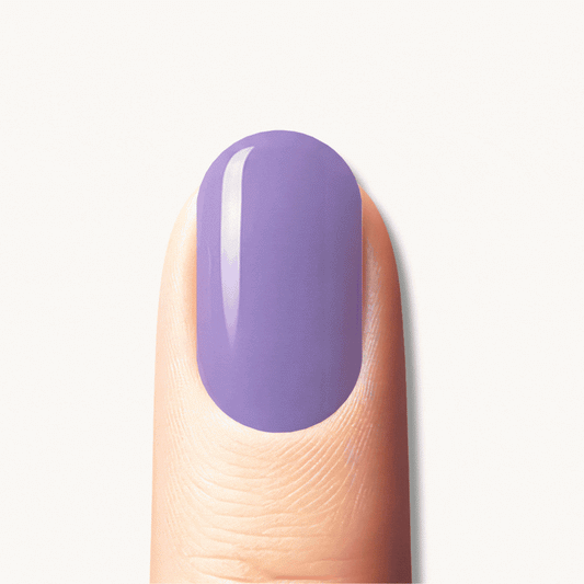 MANON purple UV gel nail strips