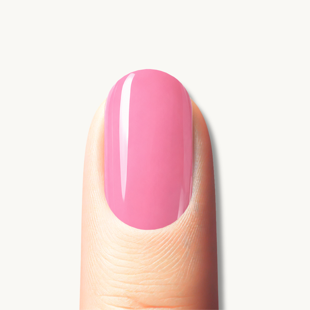 PAXTON vibrant bright pink UV gel nail stickers