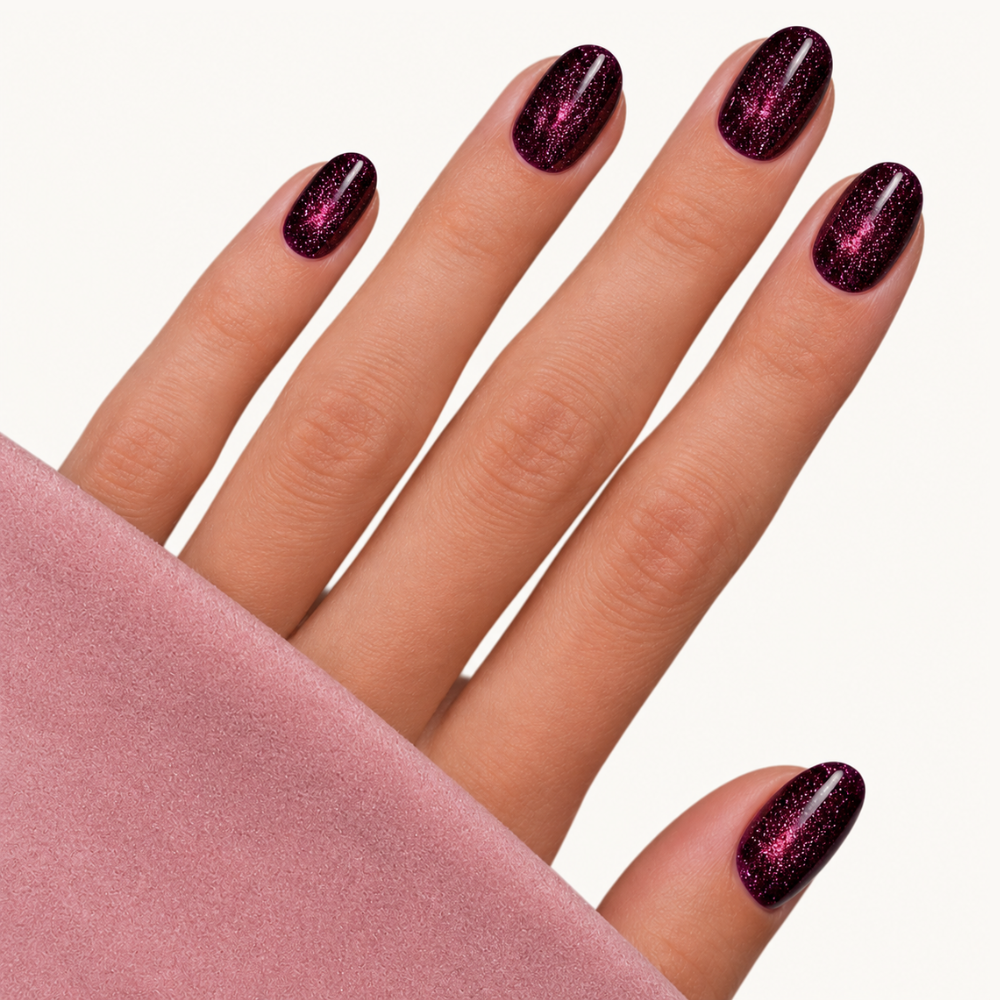 Manicure glittery ofep reof
