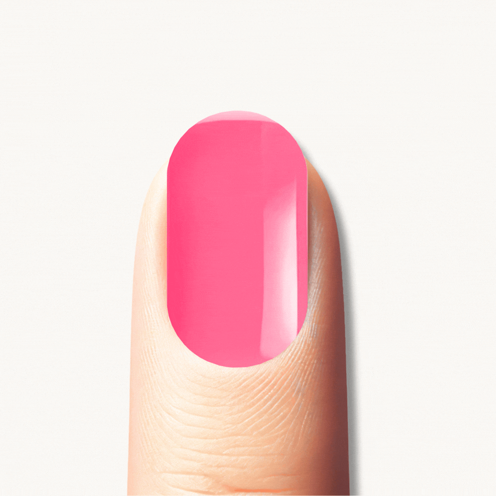SORA pink and red polka dot UV gel nail strips