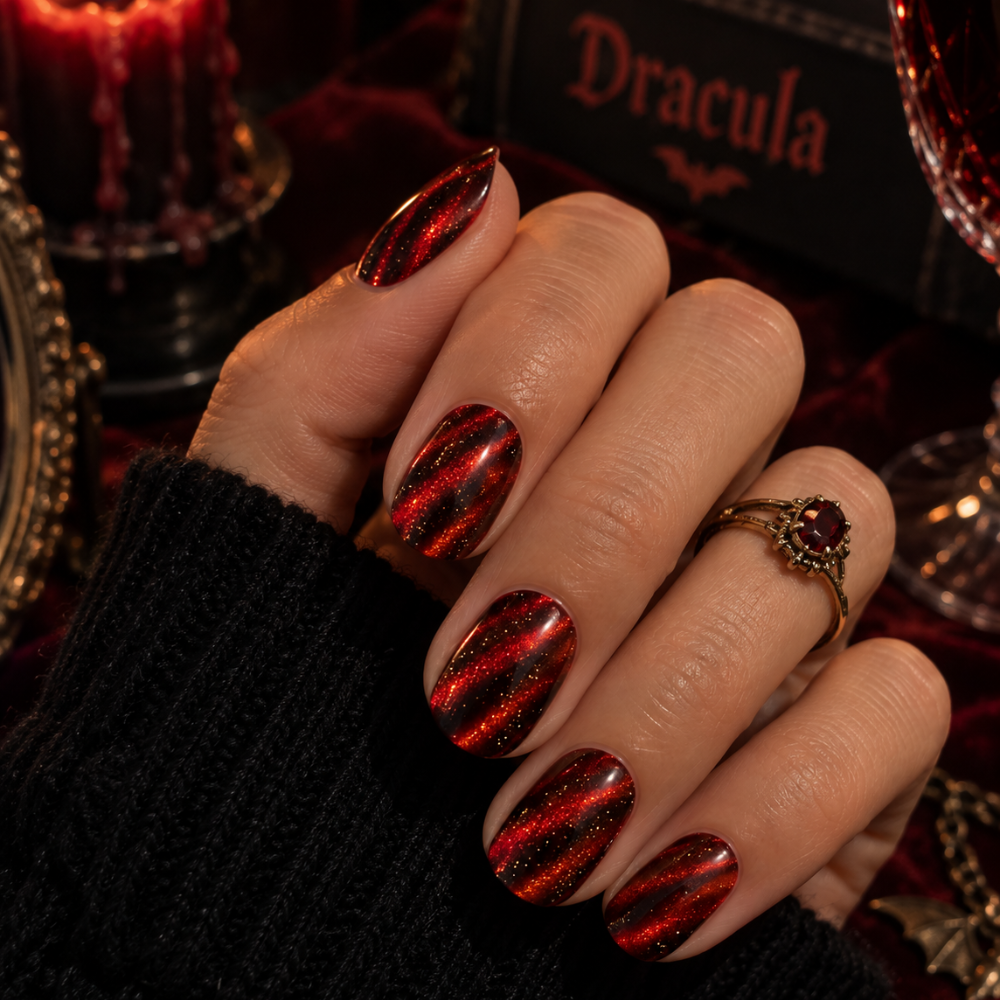 Nail sticker gel rorge noir