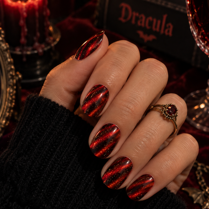 Nail sticker gel rorge noir